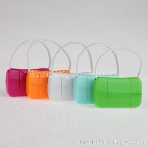 Handbag Style Retractable Data Charging cable for iphone 4 5